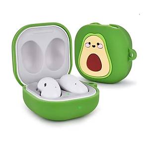 Galaxy Buds Live Uyumlu Avakado Fig�rl� Silikon Koruma K�l�f�