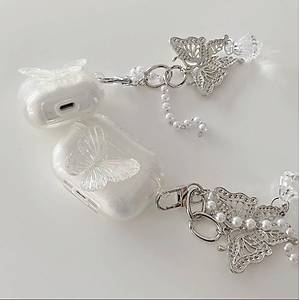 Kelebekli Simli Pro Uyumlu Airpods Koruyucu K�l�f