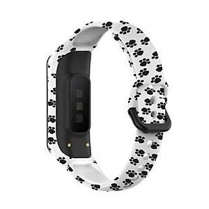 Samsung Galaxy Fit 2 Ak�ll� Bileklik Uyumlu Desenli Kordon Uyumlu