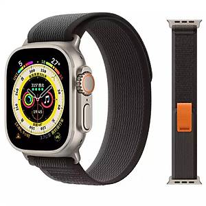 Apple Watch 2 3 4 5 6 7 8 Se Ultra Serisi 42 MM/ 44 MM / 45MM /49MM Uyumlu Trail Loop Kordon 