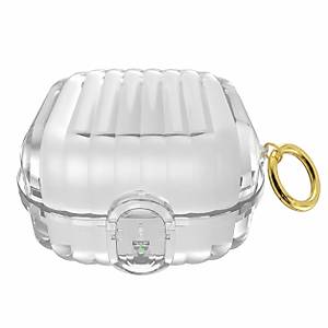 Galaxy Buds Pro 4 Uyumlu Kilitli ve Halkal� Kulakl�k K�l�f� - �izgili Tasar�m