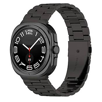 Galaxy Watch Ultra Uyumlu Paslanmaz �elik Metal Baklal� Kordon