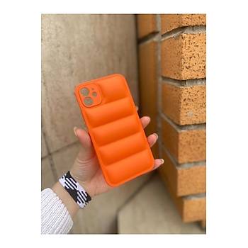 Iphone 12 Uyumlu �i�me K�l�f Puffer Case Tam Koruma