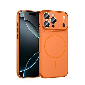 iPhone 16 Pro Max Uyumlu AG Glass Koruyucu K�l�f (iPhone 17 Pro Max G�r�n�ml�)