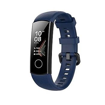 Band 4 / Band 5 Ak�ll� Saat Uyumlu Sportif �izgili Silikon Kordon/Kay��