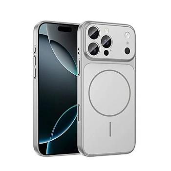 iPhone 17 Pro Uyumlu AG Glass Koruyucu K�l�f (iPhone 17 Pro Max G�r�n�ml�)
