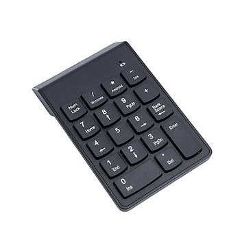 18 Tu�lu Kablosuz Numpad Say�sal Numeric Klavye