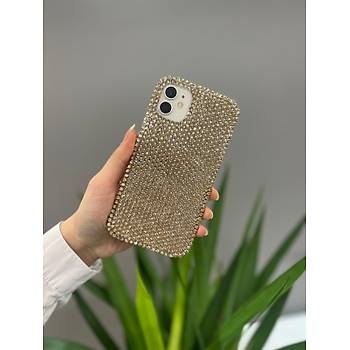 Iphone Uyumlu Ta�l� K�l�f Gold