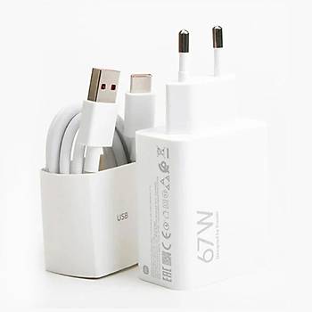 67 W Turbo H�zl� �arj Seti (USB Type-c Kablo ve Adapt�r)