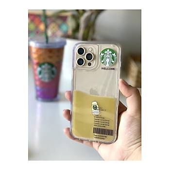  Iphone 11 Pro Max Uyumlu Starbucks K�l�f �effaf 3d Kahve Ak��kanl� K�l�f
