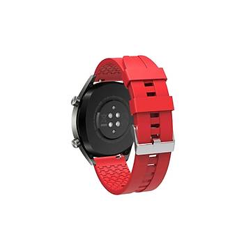 Huawei Gt  Gt 2 Honor Magic Watch Uyumlu 2 46mm Ak�ll� Saat Silikon Kordon Siyah