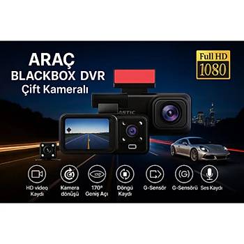 Vehicle Black Box Dual Lens Wifi Trafik Kameras� (Full HD 1080P)