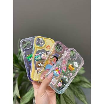 Iphone 11 Uyumlu Sevimli Fig�rl� K�l�f Sar�