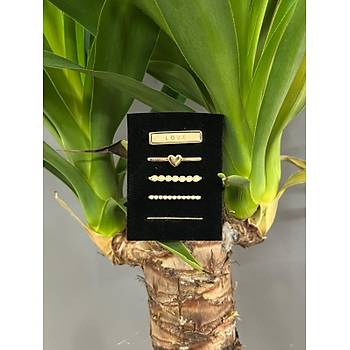 Apple Watch Uyumlu Kordon Aksesuar� Charm Set Love