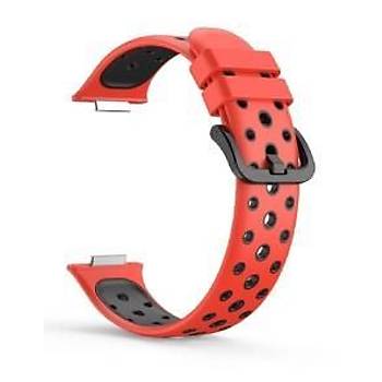 Huawei Watch Fit 2 Uyumlu Correa Delikli Spor Silikon Kordon Kay��