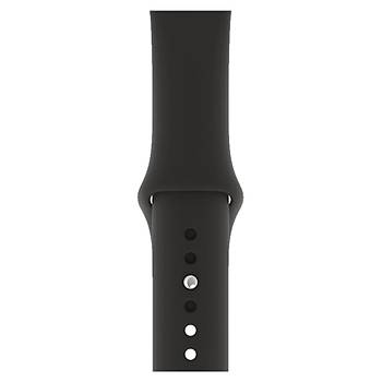 Apple Watch Uyumlu Silikon Kordon 2 3 4 5 6 Seri 38 - 40 Mm Pudra Pembe