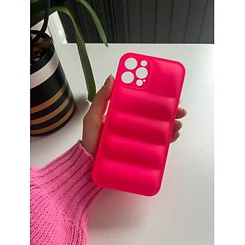 Iphone 12 Pro Max Uyumlu �i�me K�l�f Puffer Case Tam Koruma