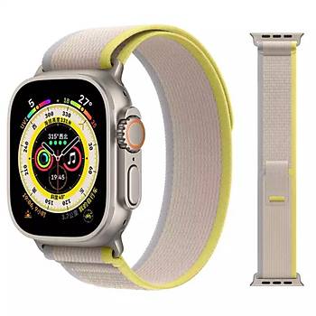 Apple Watch 2 3 4 5 6 7 8 Se Ultra Serisi 42 MM/ 44 MM / 45MM /49MM Uyumlu Trail Loop Kordon 