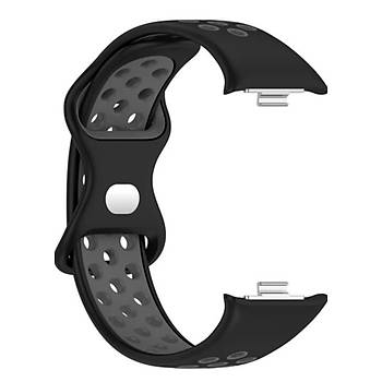 Mi Band 8 Pro / Mi Band 9 Pro Uyumlu Delikli Silikon Kordon/Kay��