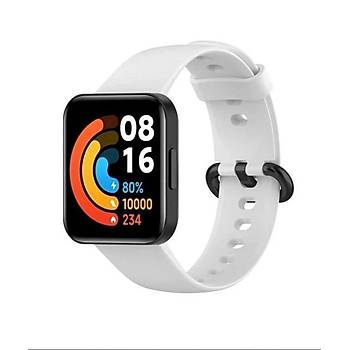 Redmi Watch Lite 2 Ak�ll� Saat Uyumlu Sportif Silikon Kordon/Kay��