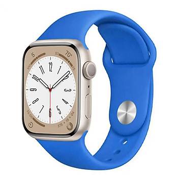 Apple Watch Seri 8 7 6 5 4 3 2 Se Ultra 42MM / 44MM / 45MM / 49MM Uyumlu Spor Silikon Kordon