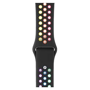 Apple Watch Silikon Delikli Kordon Iwatch Uyumlu Kay�� Seri 1 | 2 | 3 | 4 | 5 | 6 Seri 38 & 40mm