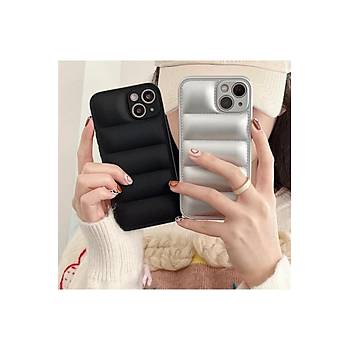 Iphone 13 Uyumlu �i�me K�l�f Puffer Case Tam Koruma