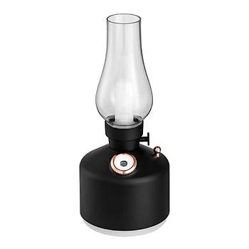 Dekoratif Vintage Lamba �arj Edilebilir Hava Nemlendirici Buhar Makinesi 300ml Aroma Dif�z�r