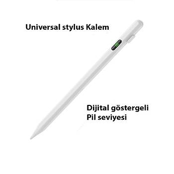 Universal Kapasitif Dijital G�stergeli Stylus Tablet Kalemi (Avu� ��i Red �zelli�i)