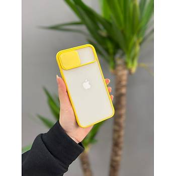 Iphone 11 Uyumlu S�rg�l� Kamera Korumal� K�l�f Sar�