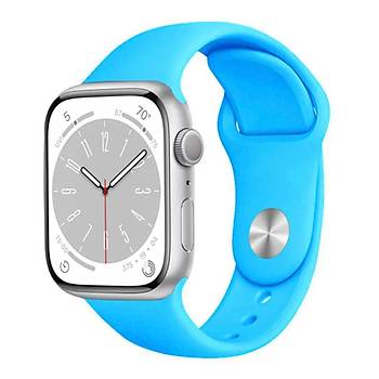 Apple Watch Seri 8 7 6 5 4 3 2 Se Ultra 42MM / 44MM / 45MM / 49MM Uyumlu Spor Silikon Kordon