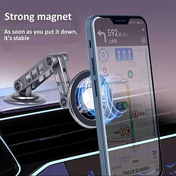 Katlanabilir Manyetik Ara� ��i Metal Telefon Tutucu