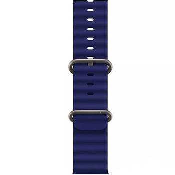 Apple Watch Kordon 3 4 5 6 7 8 SE Ultra Serisi 42 Mm/44 Mm/45Mm/46MM/ 49Mm Uyumlu Ocean Silikon Spor Kay��