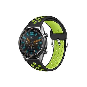 Watch Gt2 Uyumlu Pastel Renkli Silikon Kordon 46mm Krd-10