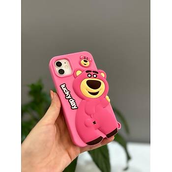 Iphone Uyumlu Sevimli Ay�c�kl� Luckyday K�l�f Pembe