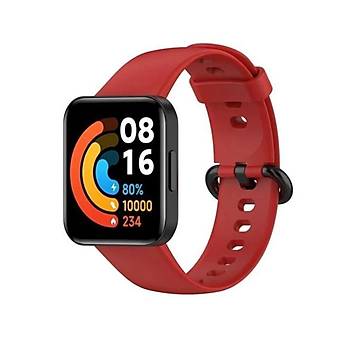 Redmi Watch Lite 2 Ak�ll� Saat Uyumlu Sportif Silikon Kordon/Kay��