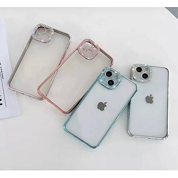Iphone Uyumlu Kamera Lens Korumal� Ta�l� K�l�f Pembe