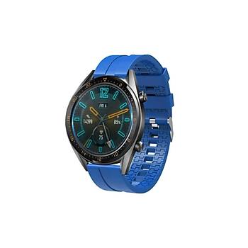 Huawei Gt  Gt 2 Honor Magic Watch Uyumlu 2 46mm Ak�ll� Saat Silikon Kordon Siyah