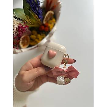 Airpods Kalpli Kurdeleli Koruyucu K�l�f Pembe