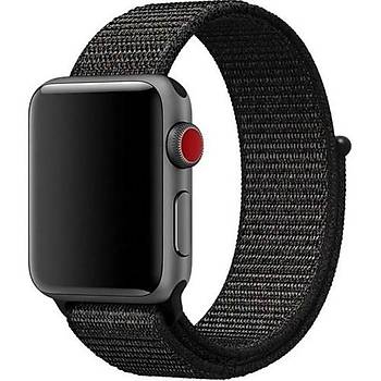Mi7a Apple Watch Seri 7 6 5 4 3 2 Se 42MM / 44MM / 45MM Uyumlu Spor Loop Dokuma Has�r Kordon