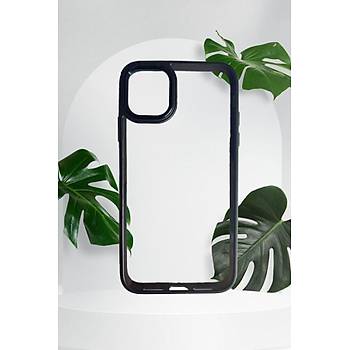 Iphone 13 Pro Max Uyumlu Kristal Bold Serisi Darbeye Dayan�kl� Metal Lens Koruma �zel L�ks K�l�f