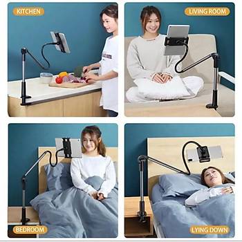Masa�st� Akrobat Telefon Ve Tablet Tutucu Stand S�k��t�rmal� 360 Derece Oynar Ba�l�kl�