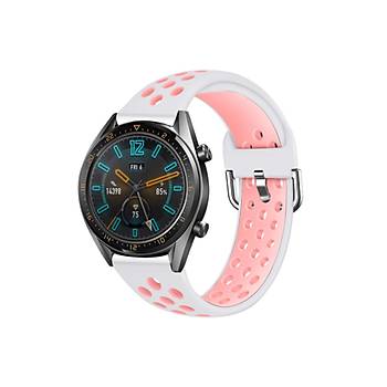 Watch Gt2 Uyumlu Pastel Renkli Silikon Kordon 46mm Krd-10