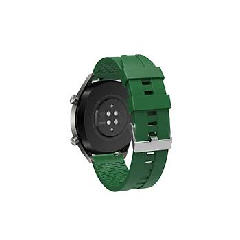 Huawei Gt  Gt 2 Honor Magic Watch Uyumlu 2 46mm Ak�ll� Saat Silikon Kordon Siyah