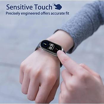 Xiaomi Mi Band 7 Uyumlu Ekran Ve Kasa Koruyucu K�l�f 360 Tam Koruma