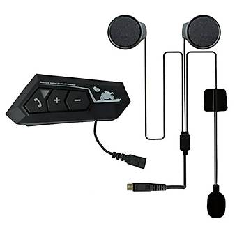 BT22 Wireless Intercom Ak�ll� Motosiklet Kask Kulakl��� 