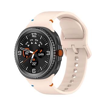 Galaxy Watch 8 Ultra Uyumlu Klasik Silikon Kordon/Kay��