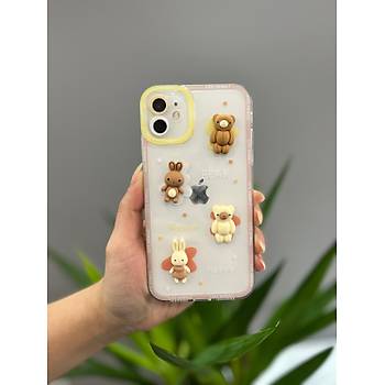 Iphone Uyumlu Sevimli Tav�an Ve Ay�c�kl� K�l�f