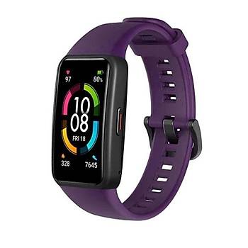 Band 6 Ak�ll� Saat Uyumlu Sportif Silikon Kordon/Kay��