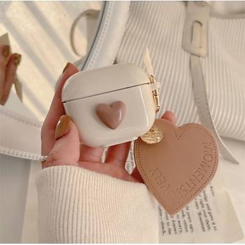 Airpods Pro 3.Nesil Uyumlu Kalp Desenli K�l�f